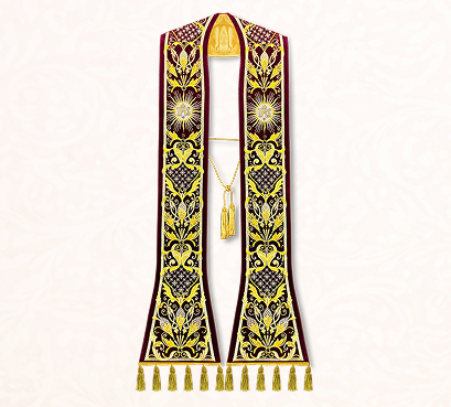 Stola brodée « Pietre E Oro »