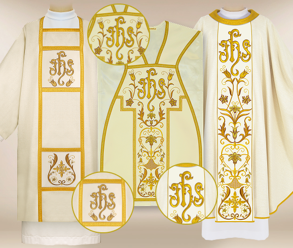 Le symbole IHS dans l'art sacré et la liturgie de l'Église