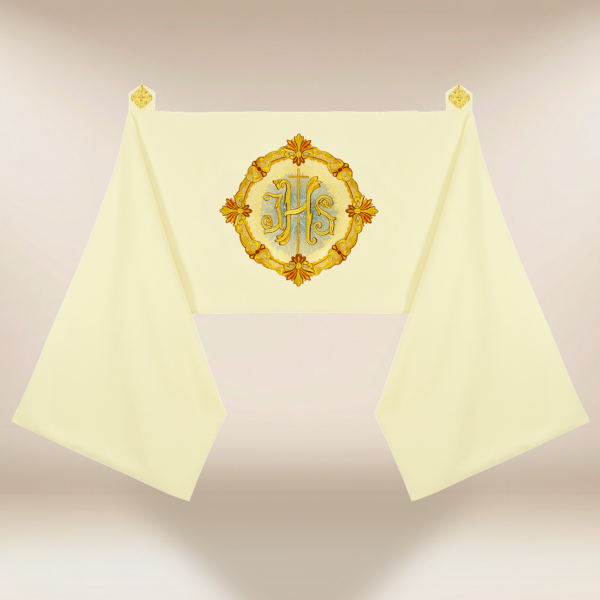 Voile huméral brodé « Feliz Navidad»