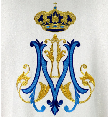Une collection liturgique brodée dans les différentes couleurs de l'année liturgique