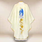 Chasuble brodée Mère de Dieu Immaculée