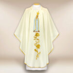 Chasuble brodée Notre-Dame de Fatima