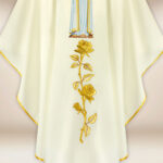 Chasuble brodée Notre-Dame de Fatima