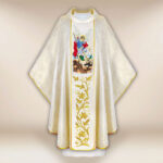Chasuble brodée Saint Michel Archange