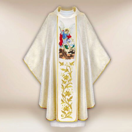 Chasuble brodée Saint Michel Archange
