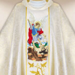 Chasuble brodée Saint Michel Archange