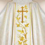 Chasuble brodée Jésus Miséricordieux