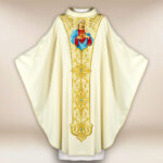 Chasuble brodée Cœur de Marie