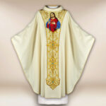 Chasuble brodée Cœur de Jésus