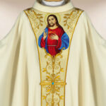 Chasuble brodée Cœur de Jésus