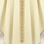 Chasuble liturgique brodée ecru