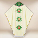 Chasuble brodée góralski avec grand brodé