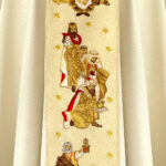 Chasuble brodée pour Noël