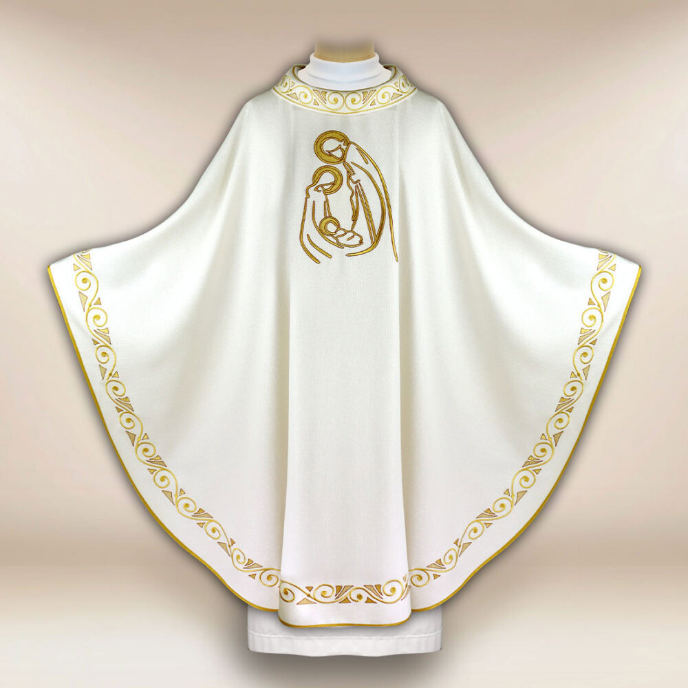 Chasuble brodée pour Noël