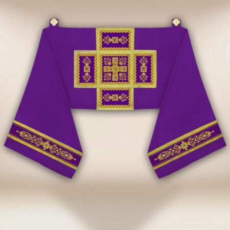Voile huméral avec broderie de croix