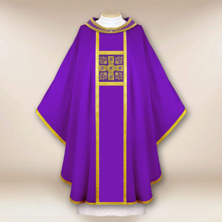 Chasuble liturgique brodée