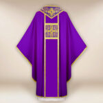 Chasuble liturgique brodée