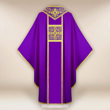 Chasuble liturgique brodée