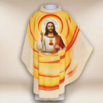 Chasuble avec l'image du Cœur de Jésus