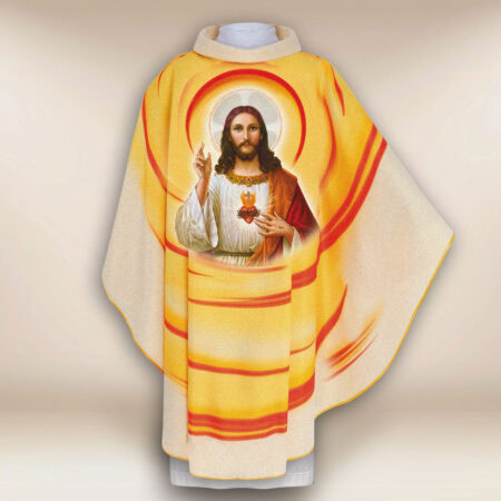 Chasuble avec l'image du Cœur de Jésus