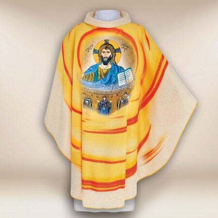 Chasuble avec l'image du Pantocrator de Cefalù