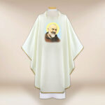Chasuble avec image de Saint Padre Pio
