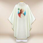Chasuble avec l'image de Saint Jean-Paul II