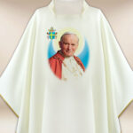 Chasuble avec l'image de Saint Jean-Paul II