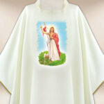 Chasuble avec l'image Jésus Ressuscité
