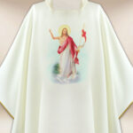 Chasuble avec l'image Jésus Ressuscité