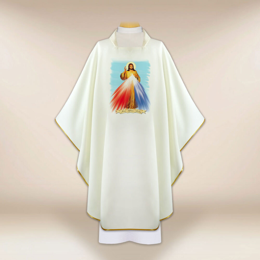 Chasuble avec l'image Jésus Miséricordieux