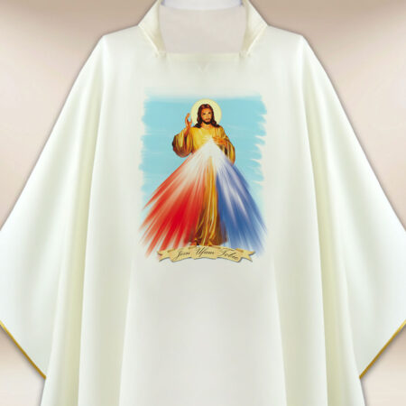 Chasuble avec l'image Jésus Miséricordieux