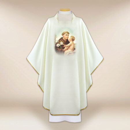 Chasuble avec image de Saint Antoine