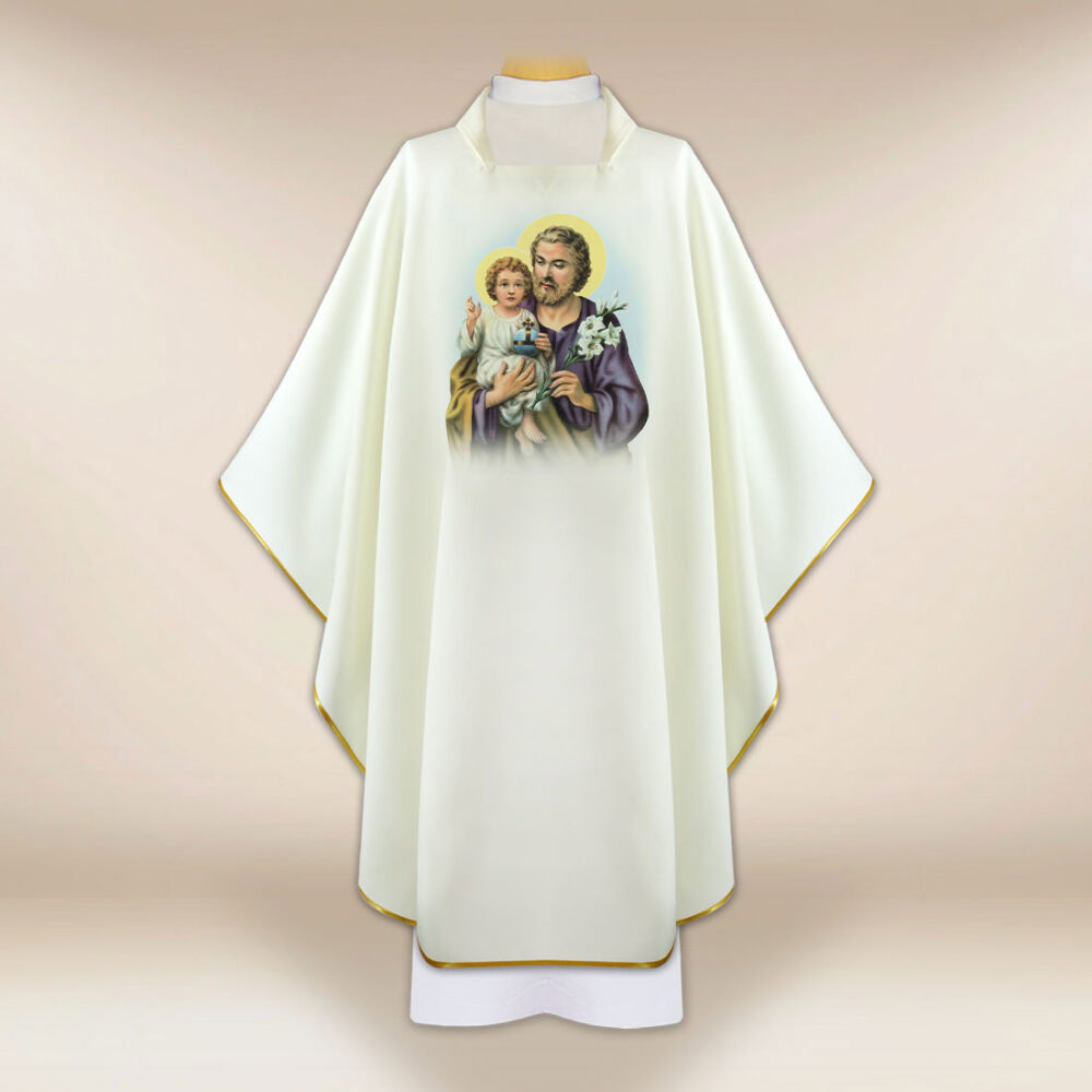 Chasuble avec l'image de Saint Joseph