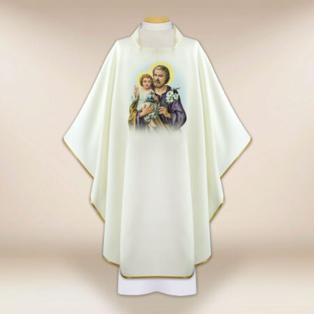 Chasuble avec l'image de Saint Joseph