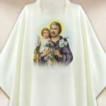 Chasuble avec l'image de Saint Joseph