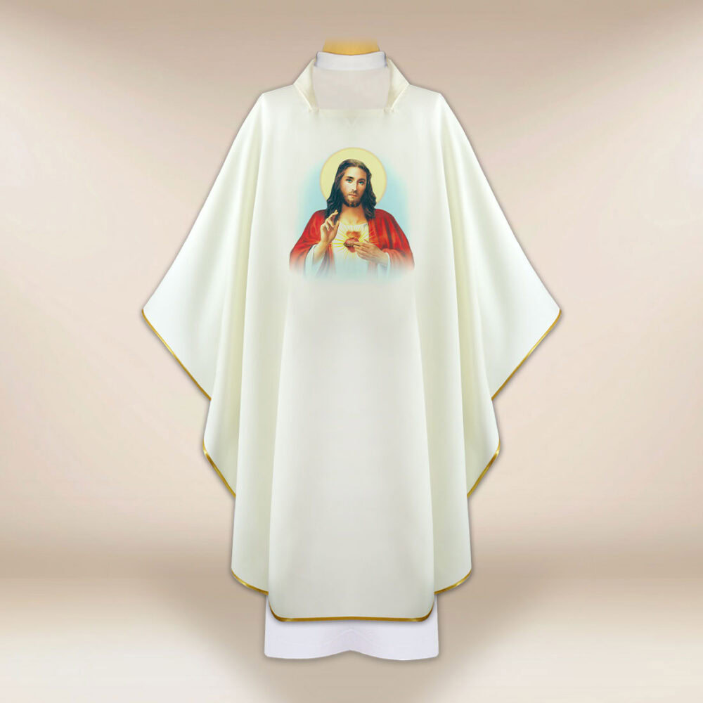 Chasuble avec l'image Cœur de Jésus