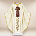 Chasuble brodée Saint Père Pio