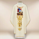 Chasuble liturgique Saint Michel Archange brodée