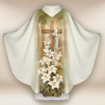 Chasuble photo avec l'image de saint Joseph