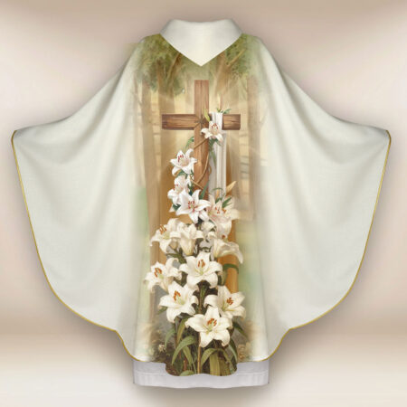 Chasuble photo avec l'image de saint Joseph