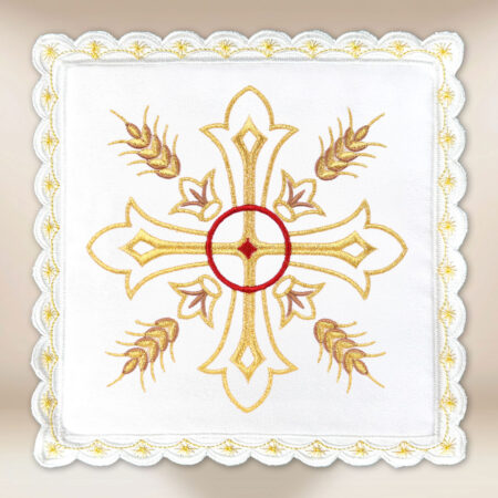 Pale brodée symbole eucharistique