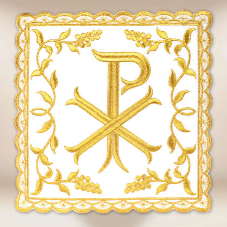 Pale eucharistique avec broderie