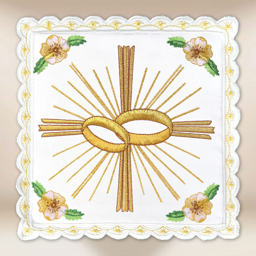 Pale brodée nuptiale