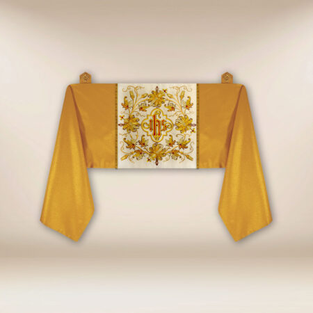 Voile huméral brodé IHS