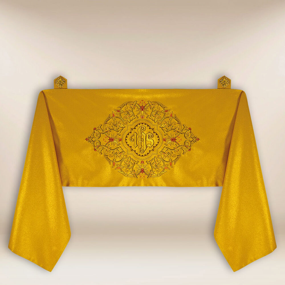 Voile brodé naramien IHS