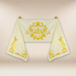 Voile huméral brodé avec IHS