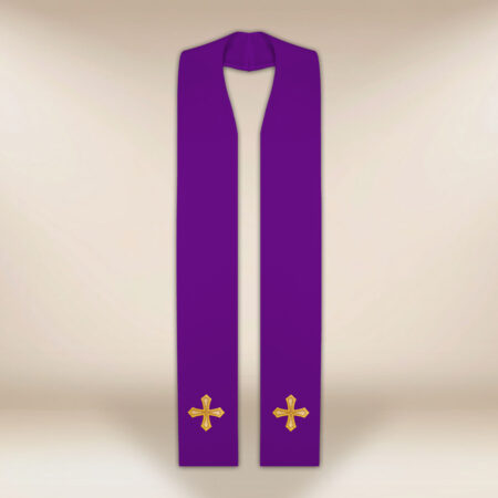 Étole de confession violette