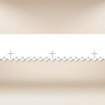 Couverture ajourée pour balustrades avec croix