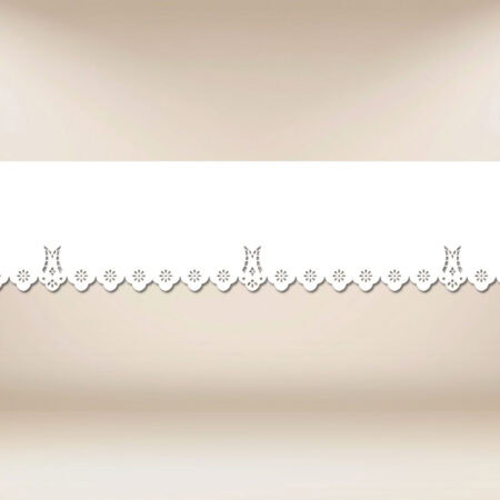 Nappe d’autel ajourée pour balustrades liturgiques